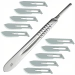 Sterile Blades #20 with Scalpel Handle #4 (10 Pcs)