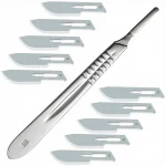 Sterile Blades #21 with Scalpel Handle #4 (10 Pcs)