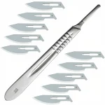 Sterile Blades #24 with Scalpel Handle #4 (10 Pcs)