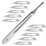 Sterile Blades #25 with Scalpel Handle #4 (10 Pcs)