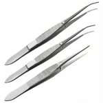 Eye Dressing Forceps 4" Serrated (3 Pcs)
