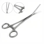 DeBakey Ring-Handled Bulldog Clamp 5" Curved