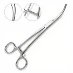 DeBakey Rumel Atraumatic Forceps Clamp 9" Curved