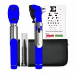 Fiber Optic Mini Otoscope Set Blue