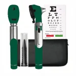 Fiber Optic Mini Otoscope Set Hunter Green