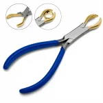 Ring Holding Closing Pliers Gold Jaws