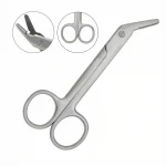 Universal Wire Cutting Scissors Angled Serrated