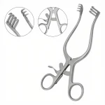 Weitlaner Retractor 6.5" 3x4 Prong Sharp
