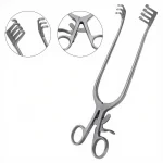 Weitlaner Retractor 9.5" 3x4 Prong Blunt